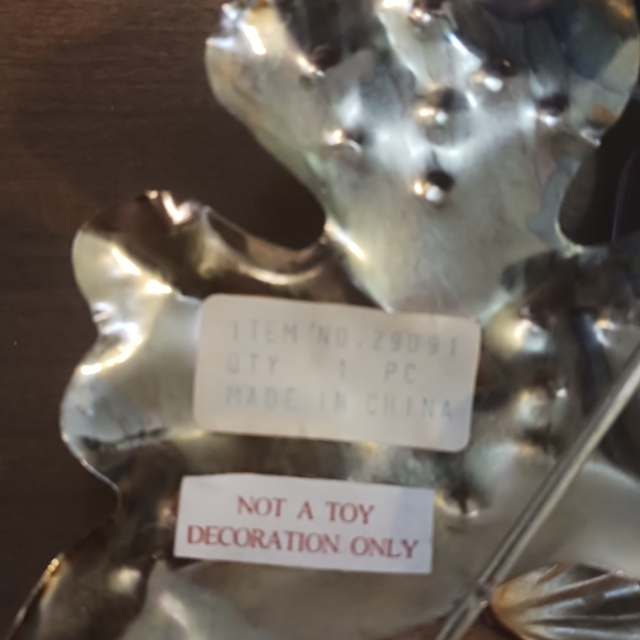 Turtle Sculpture Metal 3D Stand Alone Vintage Sea Turtle Decor Collectible - Picture 6 of 10